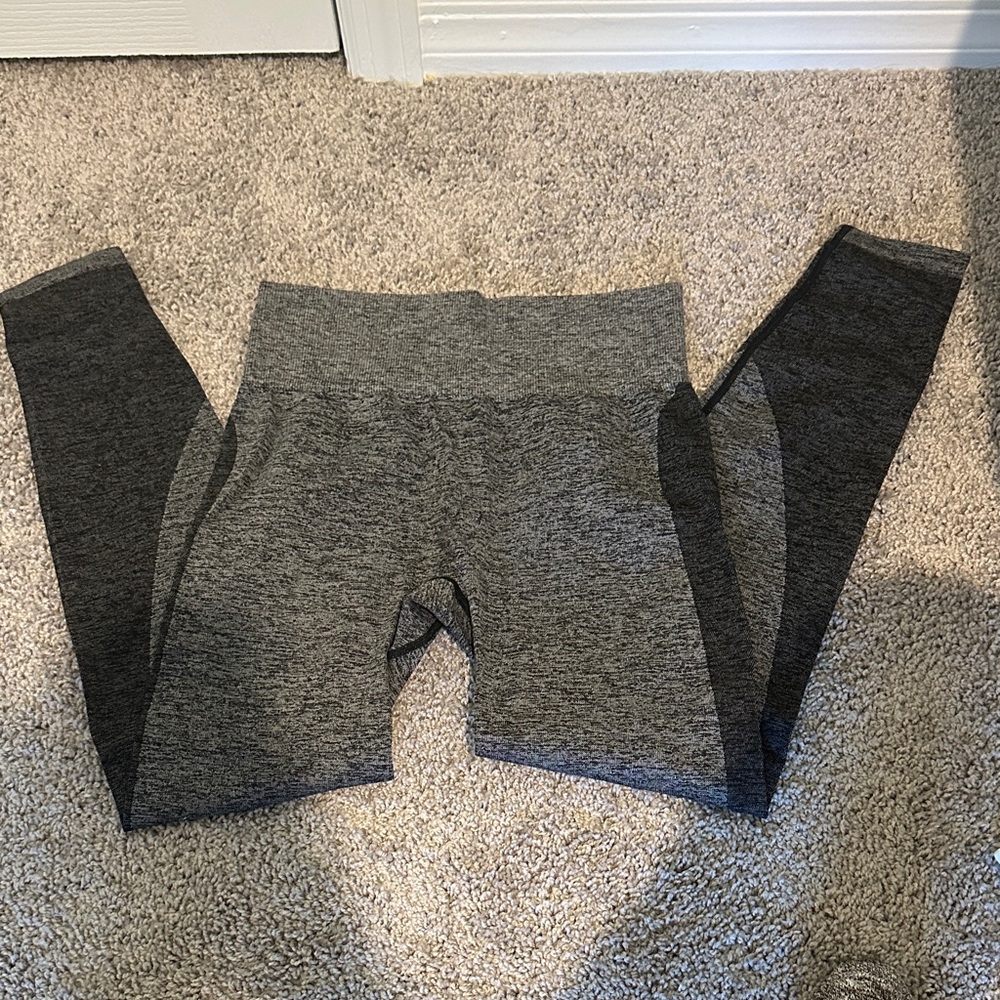 Victoria's Secret Charcoal and Dark Gray Leggings